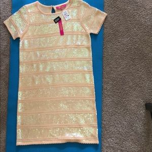 Sequins sweater dress